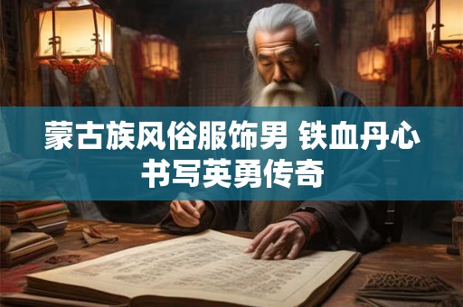 蒙古族风俗服饰男 铁血丹心书写英勇传奇