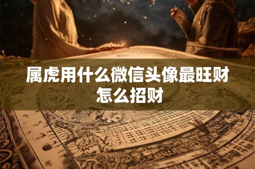 属虎用什么微信头像最旺财 怎么招财