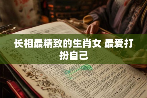 长相最精致的生肖女 最爱打扮自己