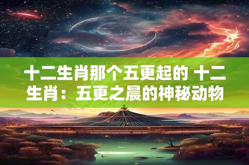 十二生肖那个五更起的 十二生肖：五更之晨的神秘动物世界