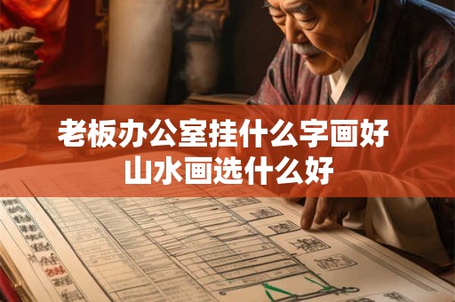 老板办公室挂什么字画好 山水画选什么好