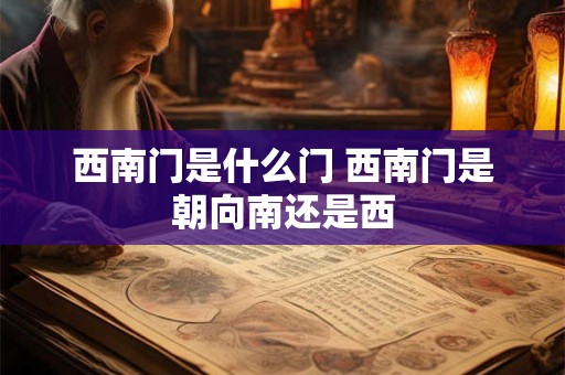 西南门是什么门 西南门是朝向南还是西