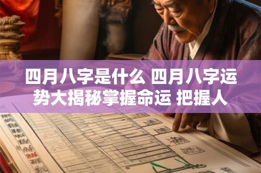 四月八字是什么 四月八字运势大揭秘掌握命运 把握人生！