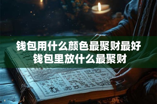钱包用什么颜色最聚财最好 钱包里放什么最聚财