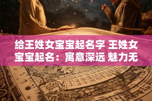 给王姓女宝宝起名字 王姓女宝宝起名：寓意深远 魅力无限