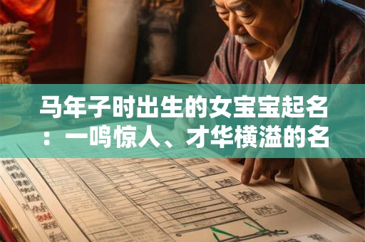 马年子时出生的女宝宝起名：一鸣惊人、才华横溢的名字！
