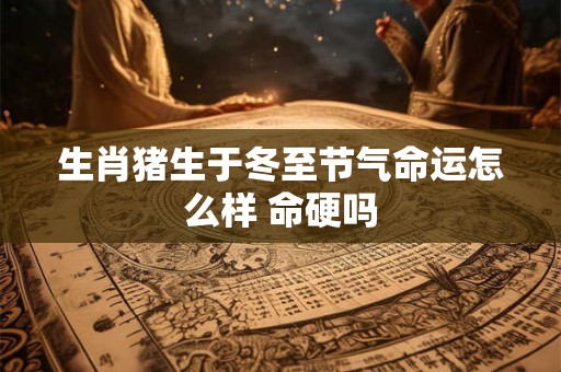 生肖猪生于冬至节气命运怎么样 命硬吗