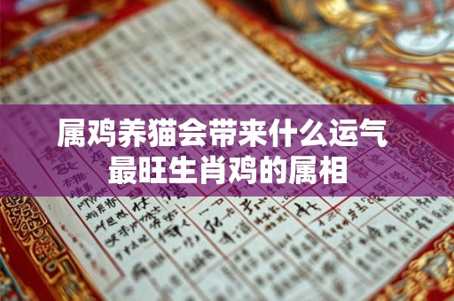 属鸡养猫会带来什么运气 最旺生肖鸡的属相