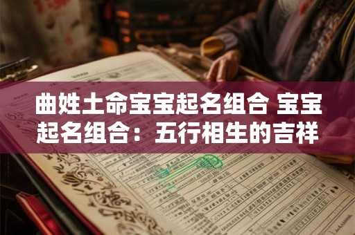 曲姓土命宝宝起名组合 宝宝起名组合：五行相生的吉祥名字