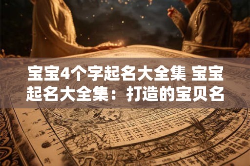 宝宝4个字起名大全集 宝宝起名大全集：打造的宝贝名字