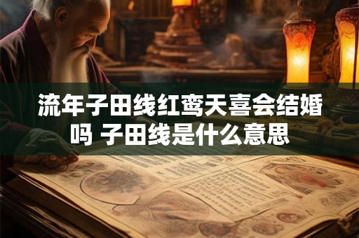 流年子田线红鸾天喜会结婚吗 子田线是什么意思