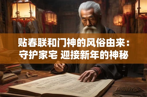 贴春联和门神的风俗由来：守护家宅 迎接新年的神秘传统
