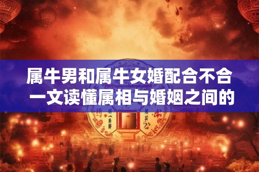 属牛男和属牛女婚配合不合 一文读懂属相与婚姻之间的关系