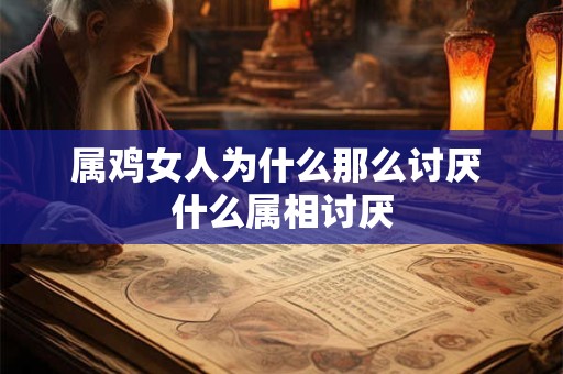 属鸡女人为什么那么讨厌 什么属相讨厌
