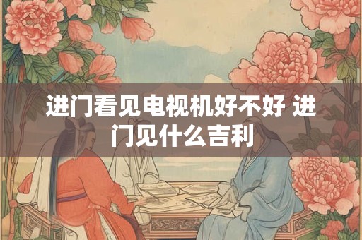 进门看见电视机好不好 进门见什么吉利