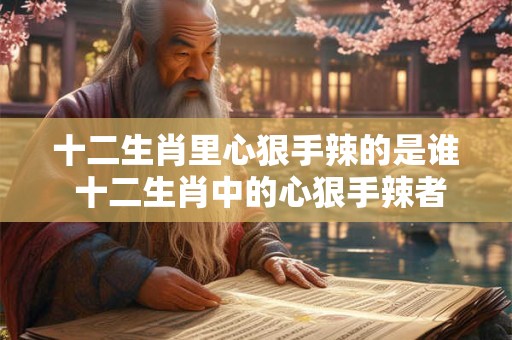 十二生肖里心狠手辣的是谁 十二生肖中的心狠手辣者——蛇