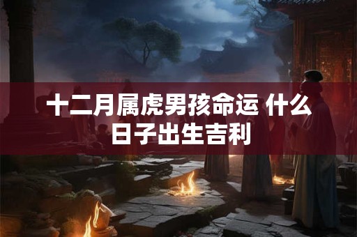 十二月属虎男孩命运 什么日子出生吉利