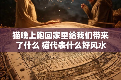 详细阅读:猫晚上跑回家里给我们带来了什么 猫代表什么好风水 猫晚上跑回家里给我们带来了什么 猫代表什么好风水