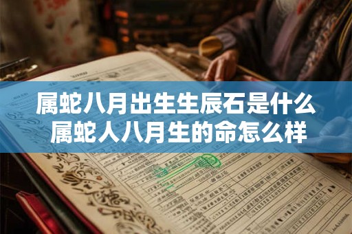 属蛇八月出生生辰石是什么 属蛇人八月生的命怎么样
