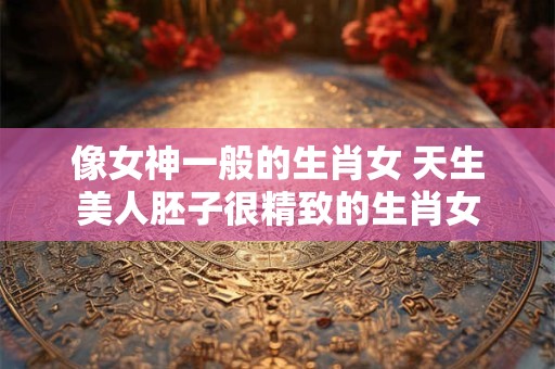 像女神一般的生肖女 天生美人胚子很精致的生肖女