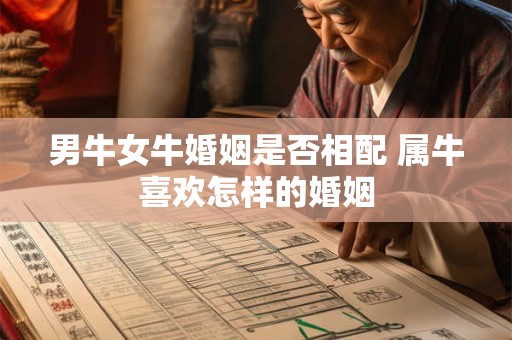 男牛女牛婚姻是否相配 属牛喜欢怎样的婚姻