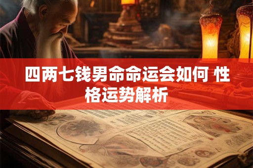 四两七钱男命命运会如何 性格运势解析