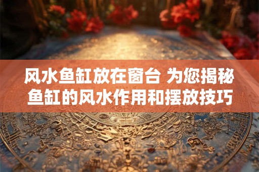 风水鱼缸放在窗台 为您揭秘鱼缸的风水作用和摆放技巧！