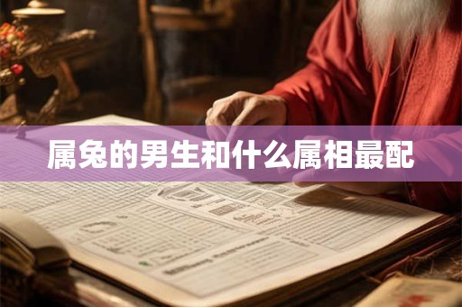 属兔的男生和什么属相最配