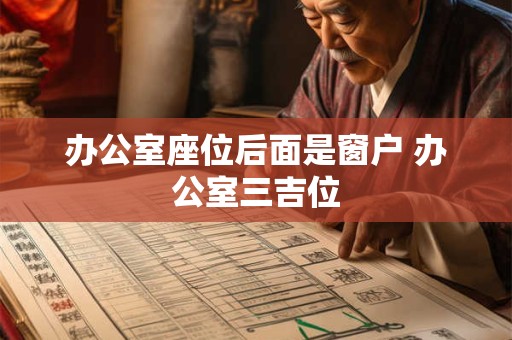 办公室座位后面是窗户 办公室三吉位