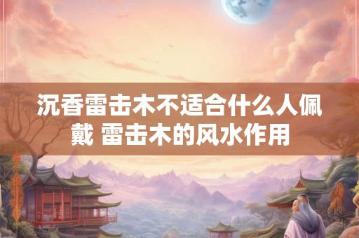 沉香雷击木不适合什么人佩戴 雷击木的风水作用