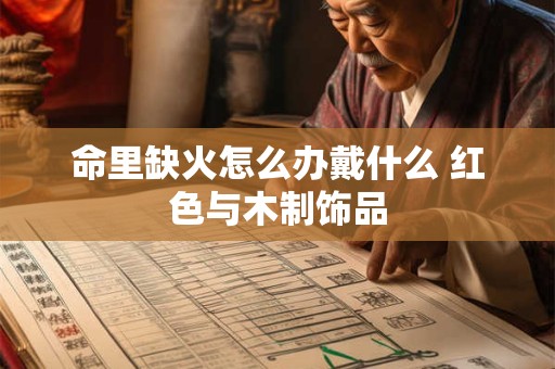 命里缺火怎么办戴什么 红色与木制饰品