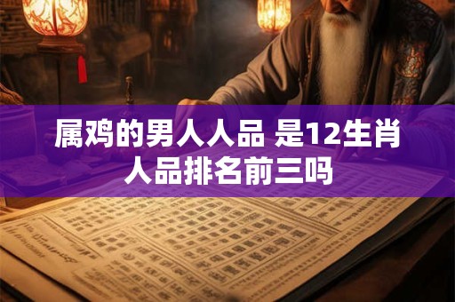 属鸡的男人人品 是12生肖人品排名前三吗
