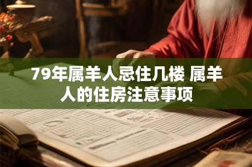 79年属羊人忌住几楼 属羊人的住房注意事项