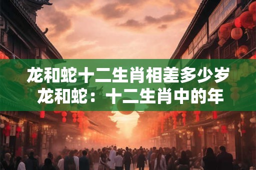 龙和蛇十二生肖相差多少岁 龙和蛇：十二生肖中的年龄之谜