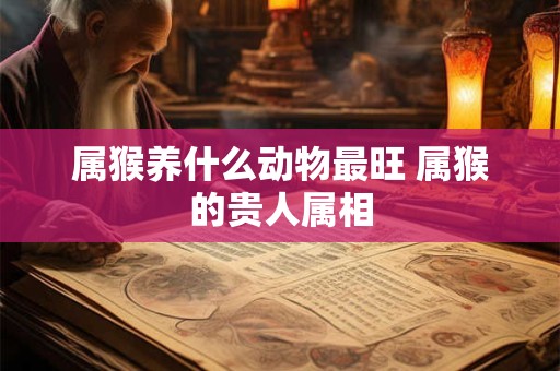 属猴养什么动物最旺 属猴的贵人属相