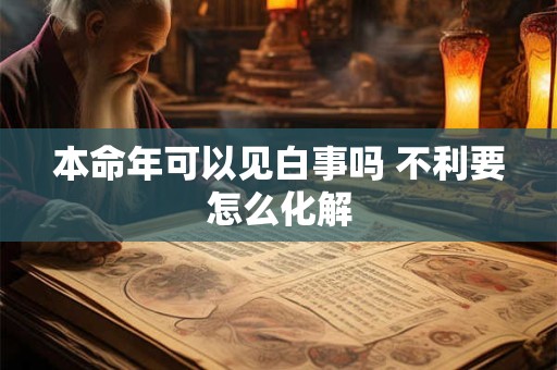 本命年可以见白事吗 不利要怎么化解