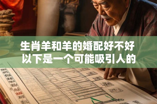 生肖羊和羊的婚配好不好 以下是一个可能吸引人的