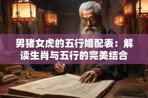 男猪女虎的五行婚配表：解读生肖与五行的完美结合
