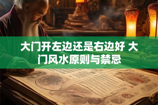 大门开左边还是右边好 大门风水原则与禁忌 大门开左边还是右边好 大门风水原则与禁忌