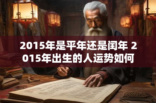 2015年是平年还是闰年 2015年出生的人运势如何