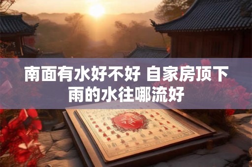 南面有水好不好 自家房顶下雨的水往哪流好