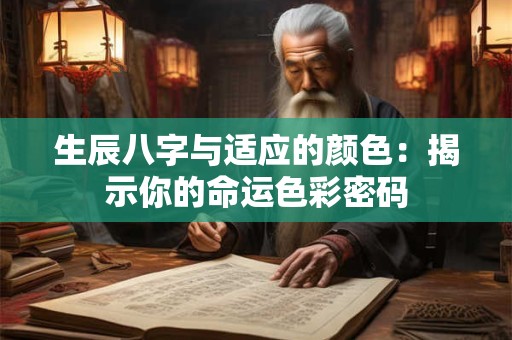 生辰八字与适应的颜色：揭示你的命运色彩密码