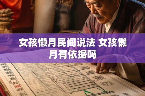 女孩懒月民间说法 女孩懒月有依据吗 女孩懒月民间说法 女孩懒月有依据吗