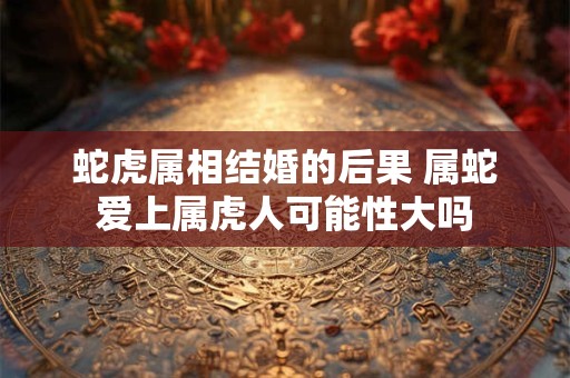 蛇虎属相结婚的后果 属蛇爱上属虎人可能性大吗