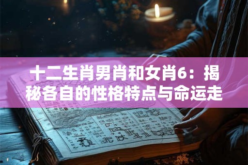 十二生肖男肖和女肖6：揭秘各自的性格特点与命运走向