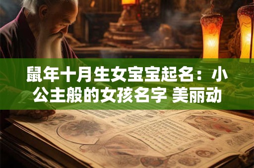 鼠年十月生女宝宝起名：小公主般的女孩名字 美丽动人！