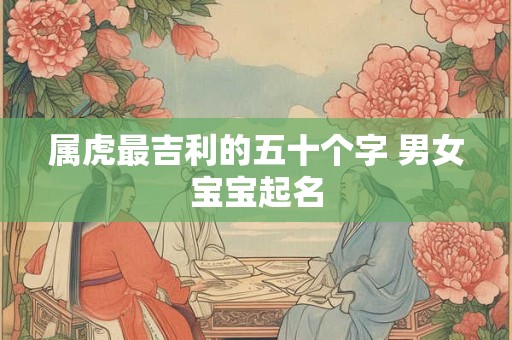 属虎最吉利的五十个字 男女宝宝起名