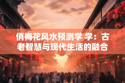 俏梅花风水预测学 学：古老智慧与现代生活的融合