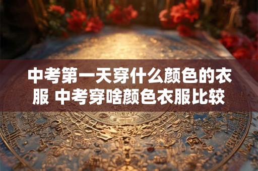 详细阅读:中考第一天穿什么颜色的衣服 中考穿啥颜色衣服比较顺 中考第一天穿什么颜色的衣服 中考穿啥颜色衣服比较顺
