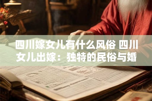 四川嫁女儿有什么风俗 四川女儿出嫁：独特的民俗与婚庆盛宴